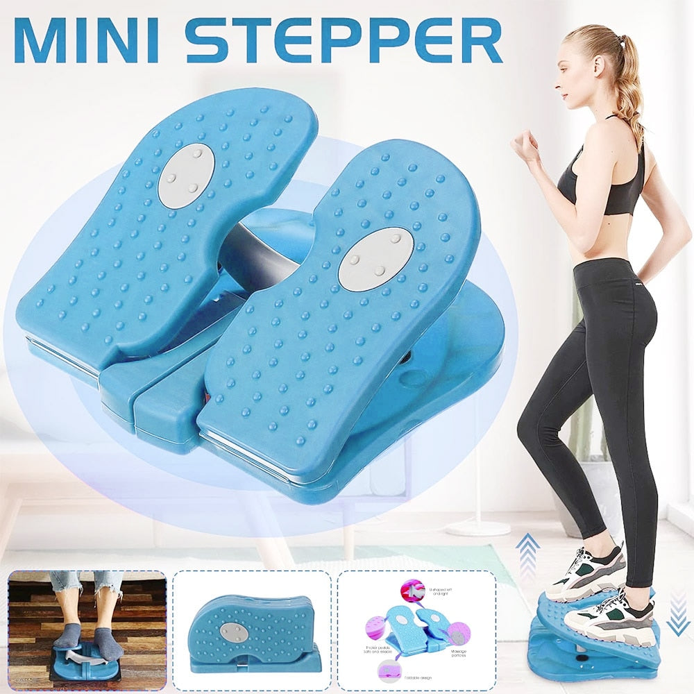 Mini Stepper Silent Weight Loss Machine Folding Foot Pedal - acfitpro