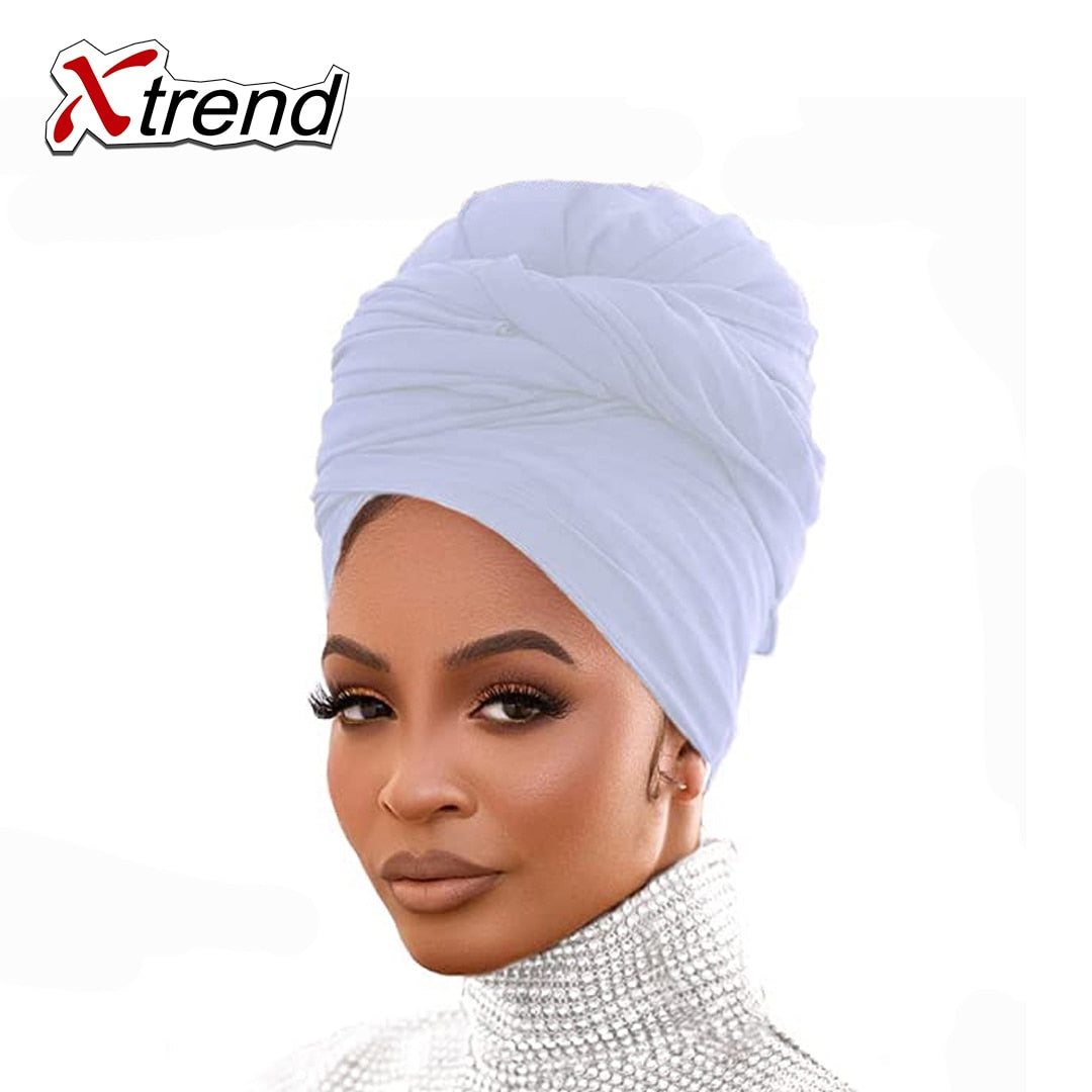 4 Pieces Stretch Head Scarfs Headbands  Soft Breathable Head Wraps for Women - acfitpro