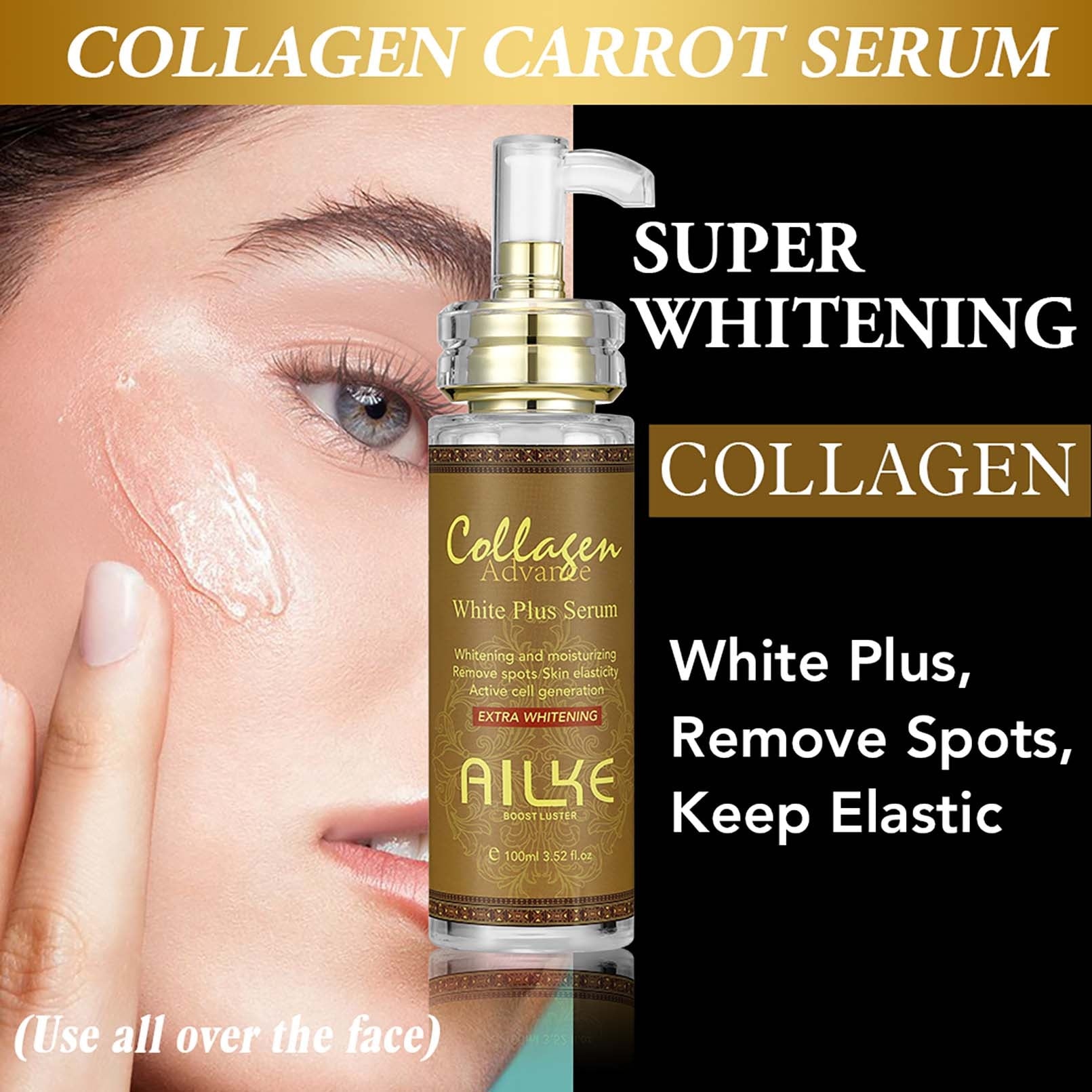 Collagen Whitening Kit, Moisturizer, Hydration, Dark Spot Removal Cream - acfitpro