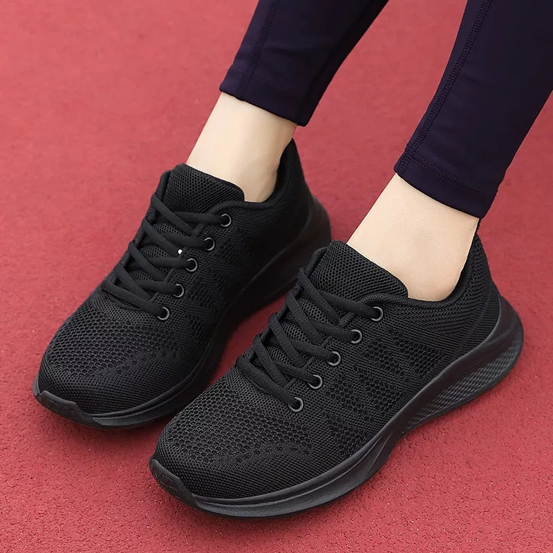 2023NEW sneaker breathable mesh outdoor sports shoes lightweight casual lace-up running shoes - acfitpro