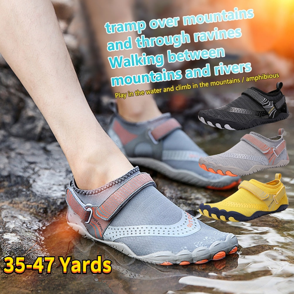 Swimming Water Aqua Shoes Beach Camping Shoes Adult Unisex Flat Soft Walking Yoga Non-slip Sneakers - acfitpro