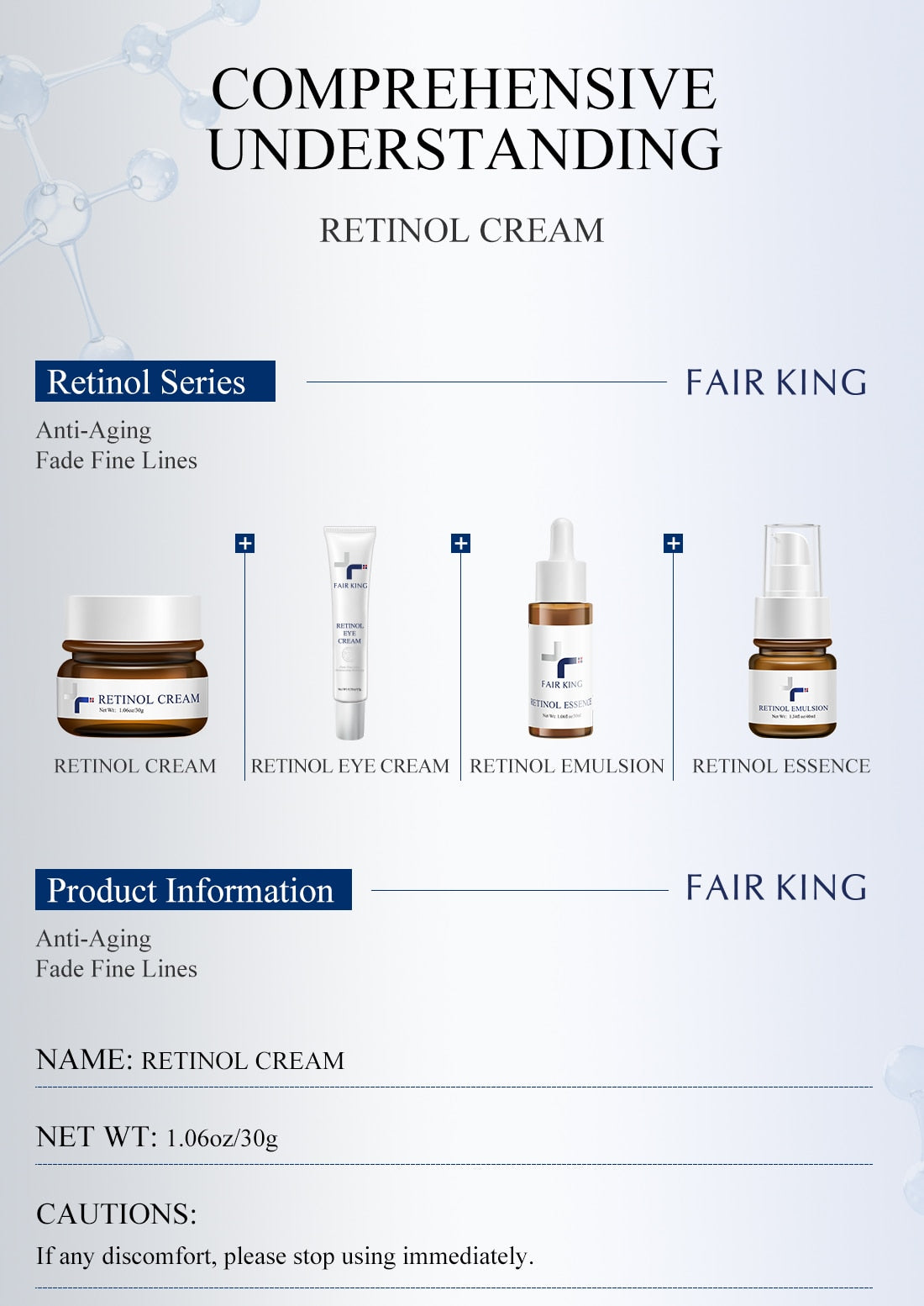 Retinol Anti Aging Firming Fine Lines Whitening Moisturizing  Deep Skin Cream - acfitpro