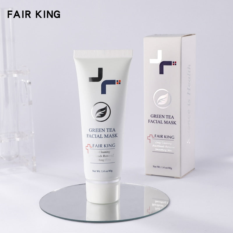 FAIR KING Green Tea Blackhead Nose Oil Control Mask Deep Pore Cleansing and Blackhead Removal - acfitpro