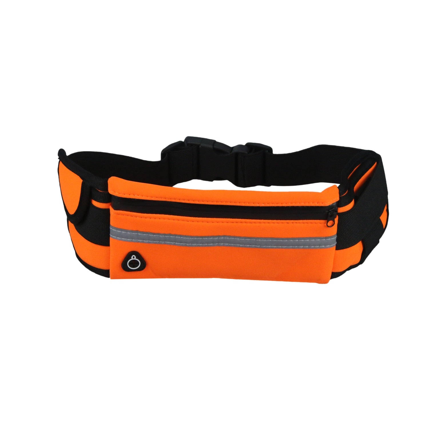 Adjustable Sport Waist Exercise Waist Bag with Headphone Hole Phone Money - acfitpro