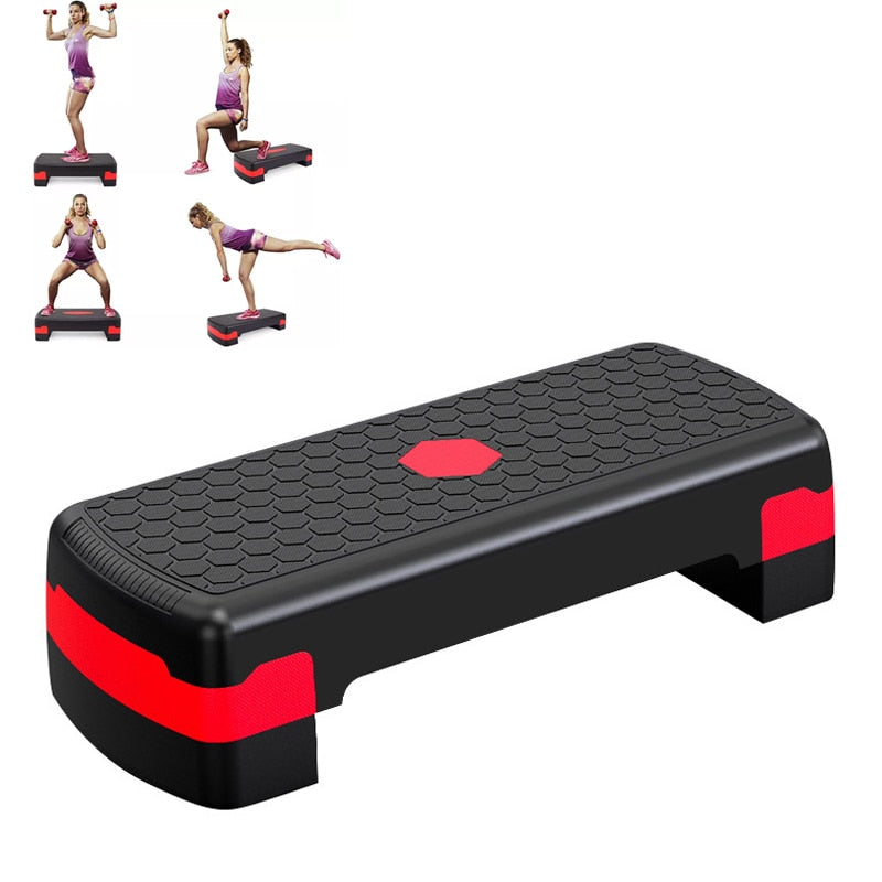 Adjustable Body Building Non-slip Yoga Pedal Home Sport Aerobic Exercise Fitness Pedal Stepper Gym Workout Equipment XA160L - acfitpro