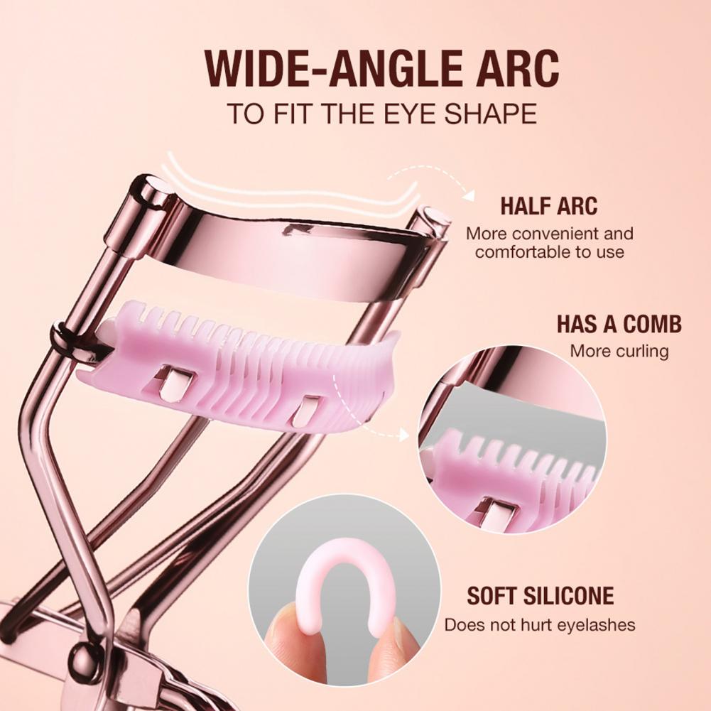 Lash Lift Tool  Durable Flexible Rubber Strip Ergonomic Design  Non-breakable Pressing Mini Eyelash Curler - acfitpro