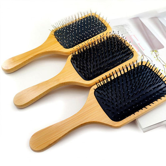 Wood Comb  Practical Anti-static Fine Workmanship  Bamboo Air Cushion Hair Comb Scalp Massager - acfitpro