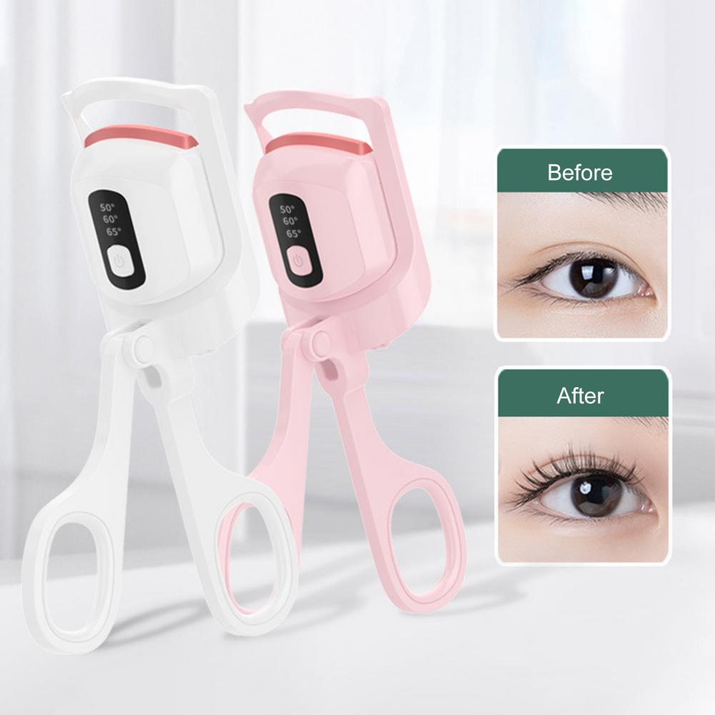 Curler 1 Set Useful Fit Eye Shape Anti-Scald Design  Lash Lift Tool Electric Heated Eyelash Clip - acfitpro