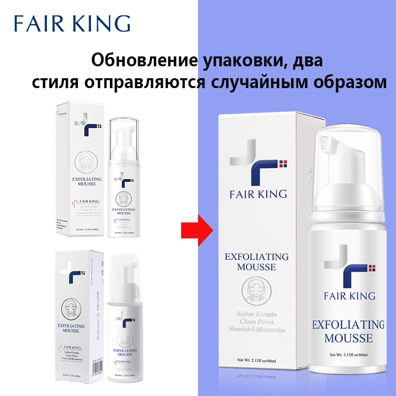 Foaming Exfoliating Mousse Deep Remove Cleaning Smooth Moisturizing Skin Exfoliator Unblock Pores - acfitpro