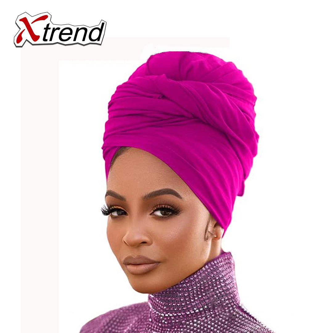 4 Pieces Stretch Head Scarfs Headbands  Soft Breathable Head Wraps for Women - acfitpro