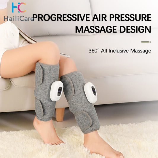 Leg Massager Pair Wireless With Smart Air Compression Controlled Heating Calf Massage Electric Relief Muscle Pain Relax - acfitpro